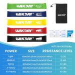 WIKDAY Resistance Bands Set for Home Workouts