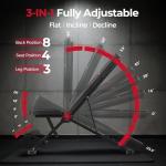 FLYBIRD Adjustable Foldable Weight Bench for Workouts