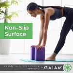 Gaiam Yoga Block - Soft Non-Slip Support Foam