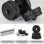 Yaheetech 33LB Dumbbell Weight Set for All