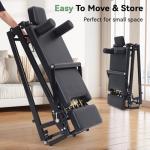 Foldable Pilates Reformer with Dual Resistance System