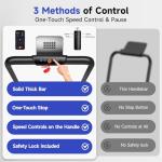 YPOO Foldable Treadmill with Incline and Remote