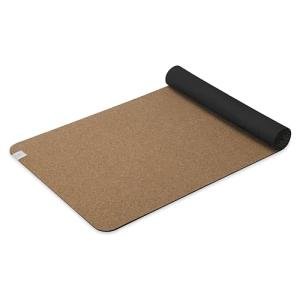 Gaiam Cork Non-Slip Yoga Mat for Hot Yoga