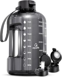 Aquafit 1 Gallon Water Bottle with Time Marker