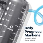 Aquafit 1 Gallon Water Bottle with Time Marker