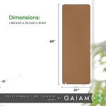 Gaiam Cork Non-Slip Yoga Mat for Hot Yoga