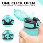 Enerbone 32 oz Motivational Water Bottle with Straw