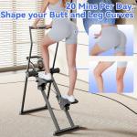 Stair Stepper & Ab Machine by SEWD, 2-in-1 Cardio Workout Equipment with Adjustable Handlebar & Large Pedals, 90% Pre-Assembled Fitness Equipment, Quickly Switch from Stepper to Abdominal Machine