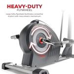 Sunny Health & Fitness Smart Elliptical Exercise Machine for Home, Adjustable 12-Level Resistance with Pulse Sensor, Durable 275 Lbs Weights Capacity, Interactive SunnyFit App Access via Bluetooth