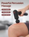 CAREKING Upgraded 2-in-1 Massage Gun with Heat, Pain Relief Deep Tissue Back and Neck Massager with Extension Handle, Handheld Muscle Massage Gun for Back, Shoulder, Arm,Thigh, FSA-HSA Eligible