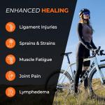 Incrediwear Leg Sleeve – Full Length Long Leg Sleeve for Leg Pain Relief & Muscle Recovery, Helps Reduce Swelling & Inflammation, Promotes Circulation, Leg Sleeves for Men & Women (Charcoal, Large)