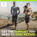 Sparthos Thigh Compression Sleeves (Pair) - Upper Leg Sleeves for Men and Women Elastic Support for Sore Hamstring Groin Quad Reduce Cramping Athletic Sports Washable and Durable (Black-XL)