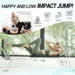 Pilates Reformer, PAETA Foldable Reformer Pilates Machine for Home Use, with Dual Resistance- Springs and Cords, Pilates Equipment for Home Workouts with Jump Board, Up to 400 LBS