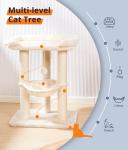 Large Cat Tree Tower with Hammock and Perch