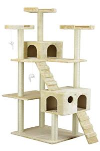 Beige 72-Inch Cat Tree from Go Pet Club
