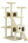 Beige 72-Inch Cat Tree from Go Pet Club