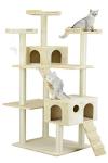 Beige 72-Inch Cat Tree from Go Pet Club