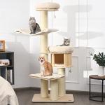 68.5" Tall Multi-Level Cat Tree with Hammock