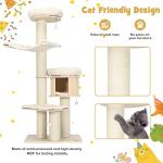 68.5" Tall Multi-Level Cat Tree with Hammock