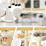 68.5" Tall Multi-Level Cat Tree with Hammock