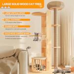 75-Inch Modern Cat Tree Tower with Scratching Posts