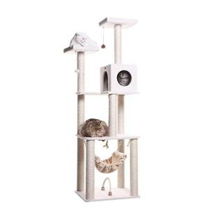 Ivory Armarkat Deluxe Cat Tree, 73" Tall