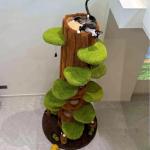 Xiamiao 90-Inch Solid Wood Cat Tree Tower