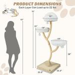PETSITE 70" Tall Cat Tower with Scratching Posts