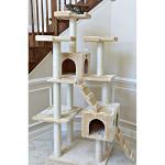 Beige Cat Tree for Cozy Climbing Fun