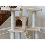 Beige Cat Tree for Cozy Climbing Fun