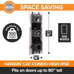 K&H Pet Products 5-Level Door-Mounted Cat Condo