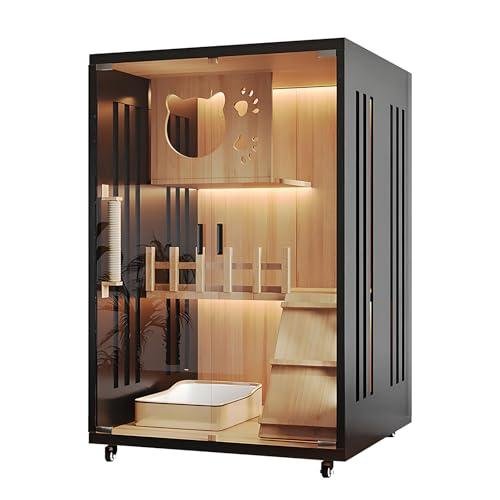 Extra Large Modern Cat House with Wheels