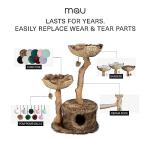 Luxury Wood Cat Tree Tower with Real Branches