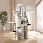 63'' Tall Luxury Cat Tree House for Large Cats