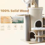 63'' Tall Luxury Cat Tree House for Large Cats