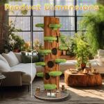90.5'' Luxury Multi-Level Cat Tree Tower