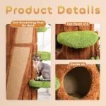 90.5'' Luxury Multi-Level Cat Tree Tower