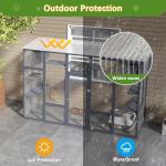 Coziwow Large Outdoor Cat Enclosure with Cover