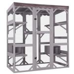 Aivituvin Large Outdoor Cat Enclosure for Multiple Cats