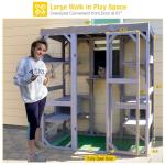 Aivituvin Outdoor Cat House with Large Door