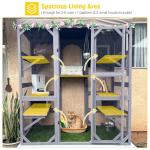 Aivituvin Large Outdoor Cat Enclosure for Multiple Cats