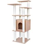 62” Tall Weatherproof Cat Tree for Indoor/Outdoor