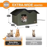 K&H Extra-Wide Heated Outdoor Cat House