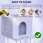 61.5" Weatherproof Cat Tree Tower and Condo