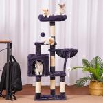 Cozy Cat Tree with Scratching Posts and Toys