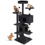 54in Multi-Level Cat Tree with Scratching Post