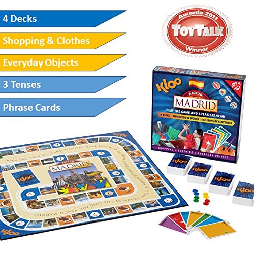 KLOO Spanish Board Game: Race to Madrid