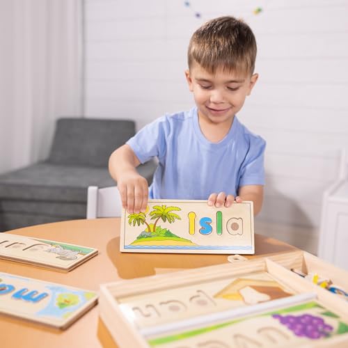 Melissa & Doug Spanish See & Spell Learning Toy