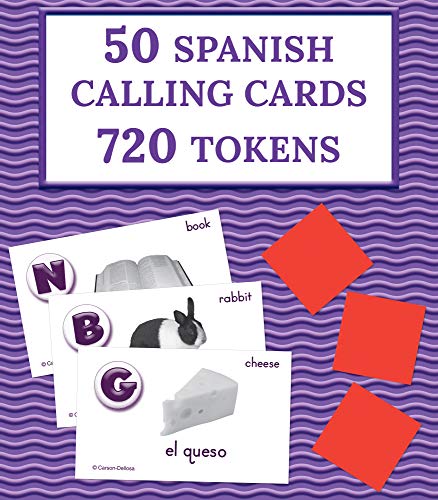 Basic Spanish Bingo Game for Kids and Families