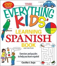 Kids' Learning Spanish Book: Fun Exercises & Puzzles